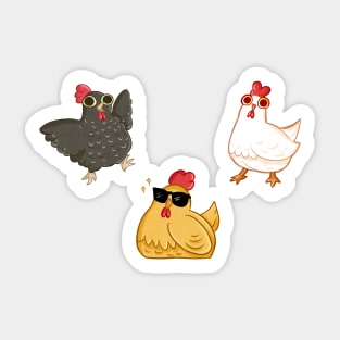 Cute Chickens! Sticker